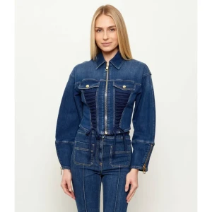 Elisabetta Franchi Kurtka jeansowa | Slim Fit