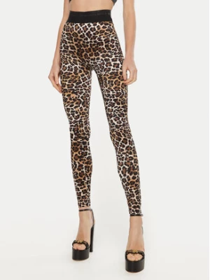 Elisabetta Franchi Legginsy PA-056-47E2-V190 Brązowy Slim Fit