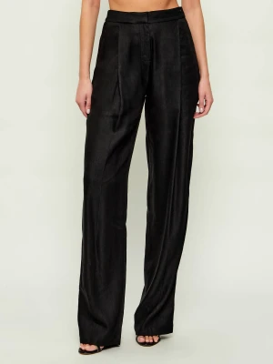 Elisabetta Franchi Lniane spodnie | Regular Fit