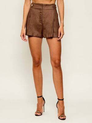 Elisabetta Franchi Lniane szorty | Regular Fit