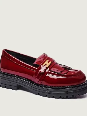 Elisabetta Franchi Loafersy | z dodatkiem skóry