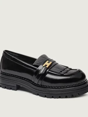 Elisabetta Franchi Loafersy | z dodatkiem skóry