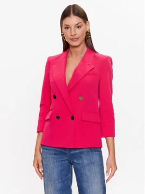 Elisabetta Franchi Marynarka GI-059-32E2-V550 Różowy Regular Fit