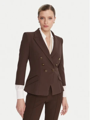 Elisabetta Franchi Marynarka GI-174-56E2-V660 Brązowy Regular Fit