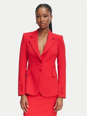 Elisabetta Franchi Marynarka GI-274-66E2-V670 Czerwony Slim Fit