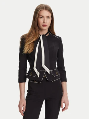 Elisabetta Franchi Marynarka GI-T51-51E2-V560 Czarny Regular Fit