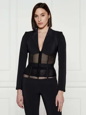 Elisabetta Franchi Marynarka | Slim Fit