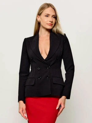 Elisabetta Franchi Marynarka | Slim Fit czarny