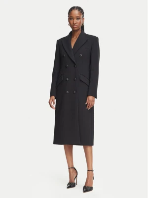 Elisabetta Franchi Płaszcz przejściowy CP-008-66E2-V900 Czarny Regular Fit
