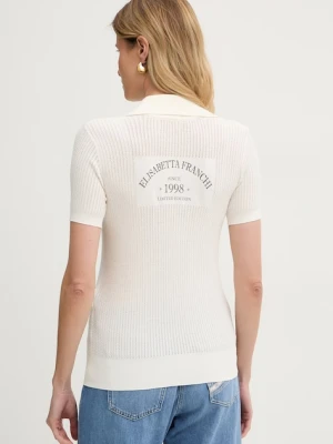 Elisabetta Franchi polo damskie z wiskozy