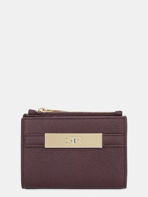 Elisabetta Franchi portfel damski kolor bordowy PF61A56E2