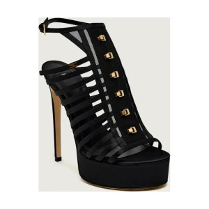 Elisabetta Franchi Sandały na szpilce | z dodatkiem skóry