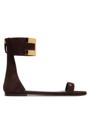 Elisabetta Franchi Sandały SA-88L-62E2-V540 Brązowy ciemny