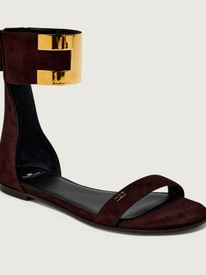 Elisabetta Franchi Sandały | zamsz