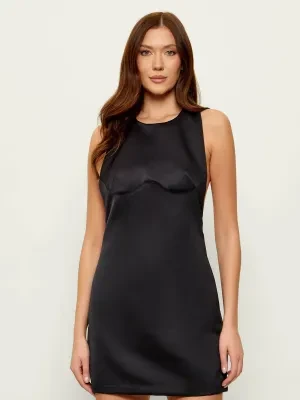 Elisabetta Franchi Satynowa sukienka