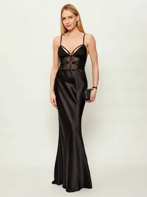 Elisabetta Franchi Satynowa sukienka