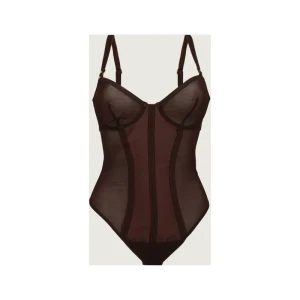 Elisabetta Franchi Satynowe body | Slim Fit