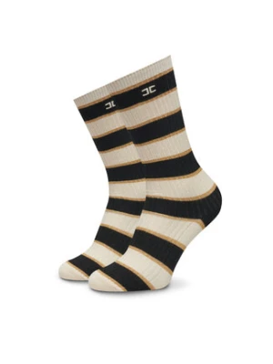 Elisabetta Franchi Skarpety długie CZ-05Q-46E2 Beżowy