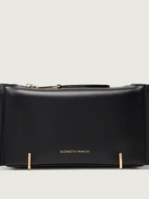 Elisabetta Franchi Skórzana kopertówka