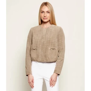 Elisabetta Franchi Skórzana kurtka | Regular Fit