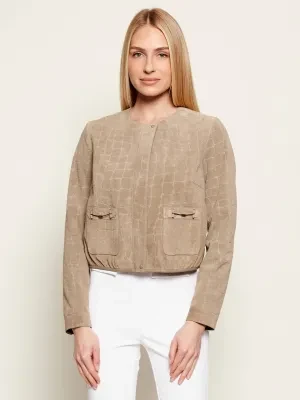 Elisabetta Franchi Skórzana kurtka | Regular Fit