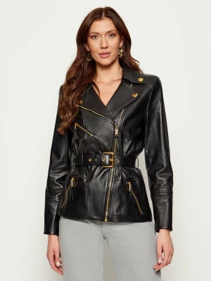 Elisabetta Franchi Skórzana ramoneska | Regular Fit