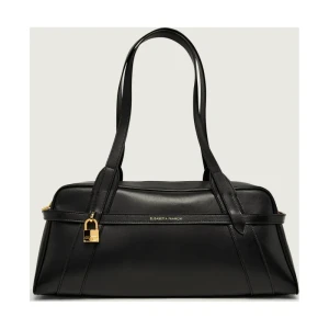 Elisabetta Franchi Skórzana torebka na ramię