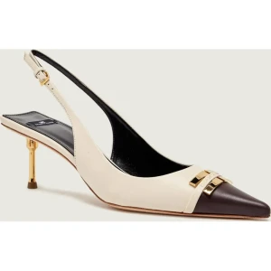 Elisabetta Franchi Skórzane czółenka