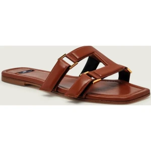 Elisabetta Franchi Skórzane klapki