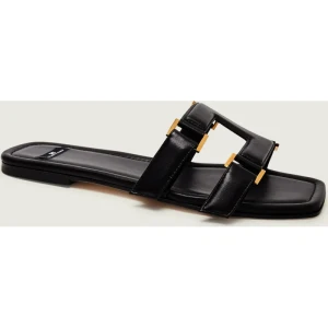 Elisabetta Franchi Skórzane klapki