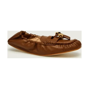 Elisabetta Franchi Skórzane mokasyny