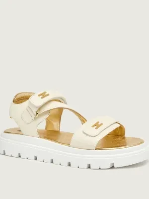 Elisabetta Franchi Skórzane sandały