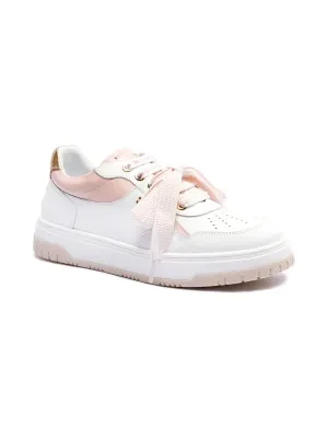 Elisabetta Franchi Skórzane sneakersy