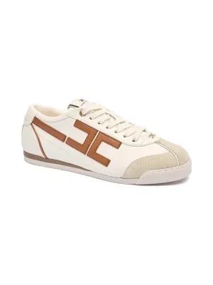 Elisabetta Franchi Skórzane sneakersy