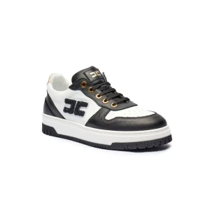 Elisabetta Franchi Skórzane sneakersy
