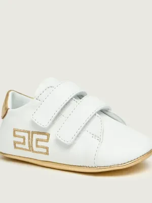 Elisabetta Franchi Skórzane sneakersy