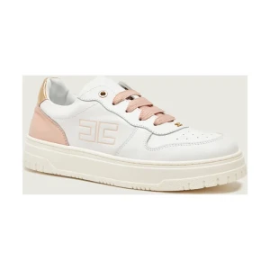 Elisabetta Franchi Skórzane sneakersy