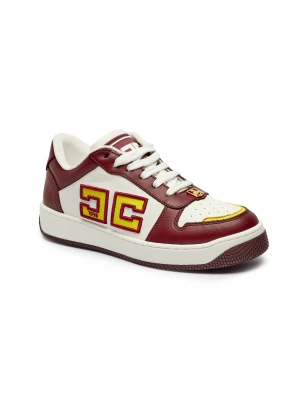 Elisabetta Franchi Skórzane sneakersy