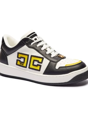 Elisabetta Franchi Skórzane sneakersy