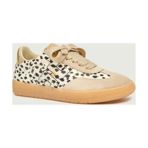 Elisabetta Franchi Skórzane sneakersy | zamsz