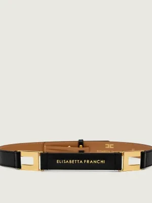 Elisabetta Franchi Skórzany pasek