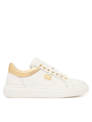 Elisabetta Franchi Sneakersy F4A9-E0506-0092 D Biały