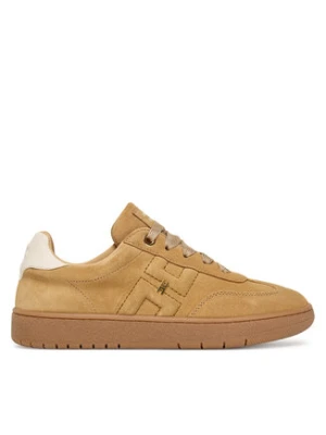 Elisabetta Franchi Sneakersy Low Cut Lace Up F4A9-E0340-0071 S Brązowy