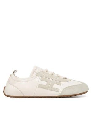 Elisabetta Franchi Sneakersy SA39G61E2 Écru