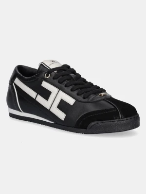 Elisabetta Franchi sneakersy skórzane damskie kolor czarny SA82G56E2