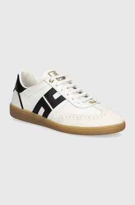 Elisabetta Franchi sneakersy skórzane kolor biały SA55G46E2