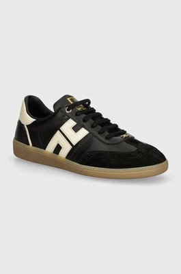 Elisabetta Franchi sneakersy skórzane kolor czarny SA55G46E2