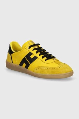 Elisabetta Franchi sneakersy skórzane kolor żółty SA55G46E2