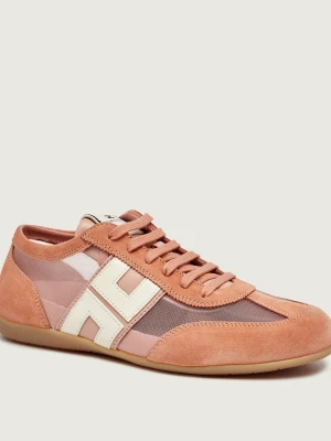 Elisabetta Franchi Sneakersy | z dodatkiem skóry | zamsz nude