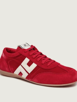 Elisabetta Franchi Sneakersy | zamsz czerwony